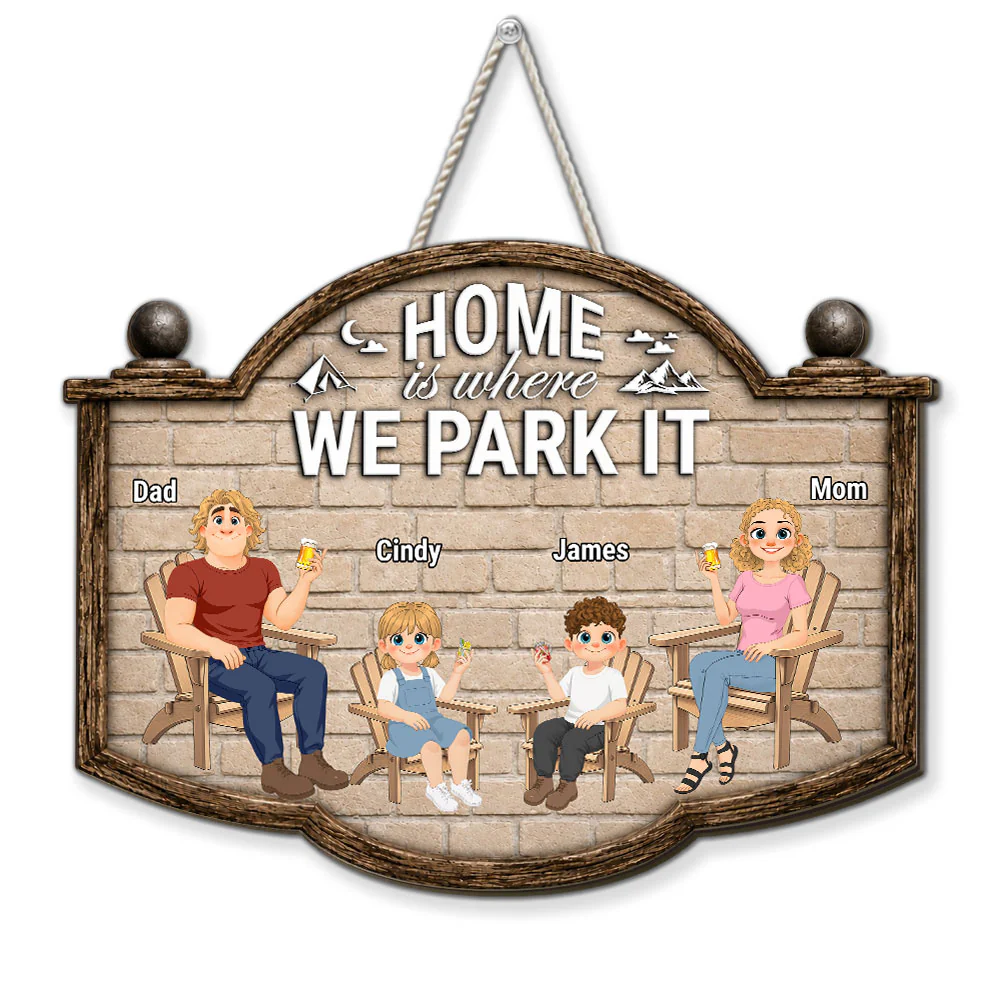 Life On The Road Together - Personalized Custom Wood Sign