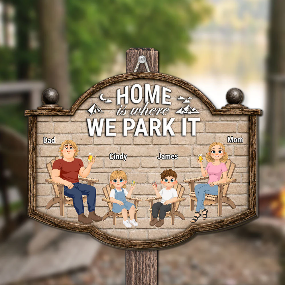 Life On The Road Together - Personalized Custom Wood Sign - Image 2