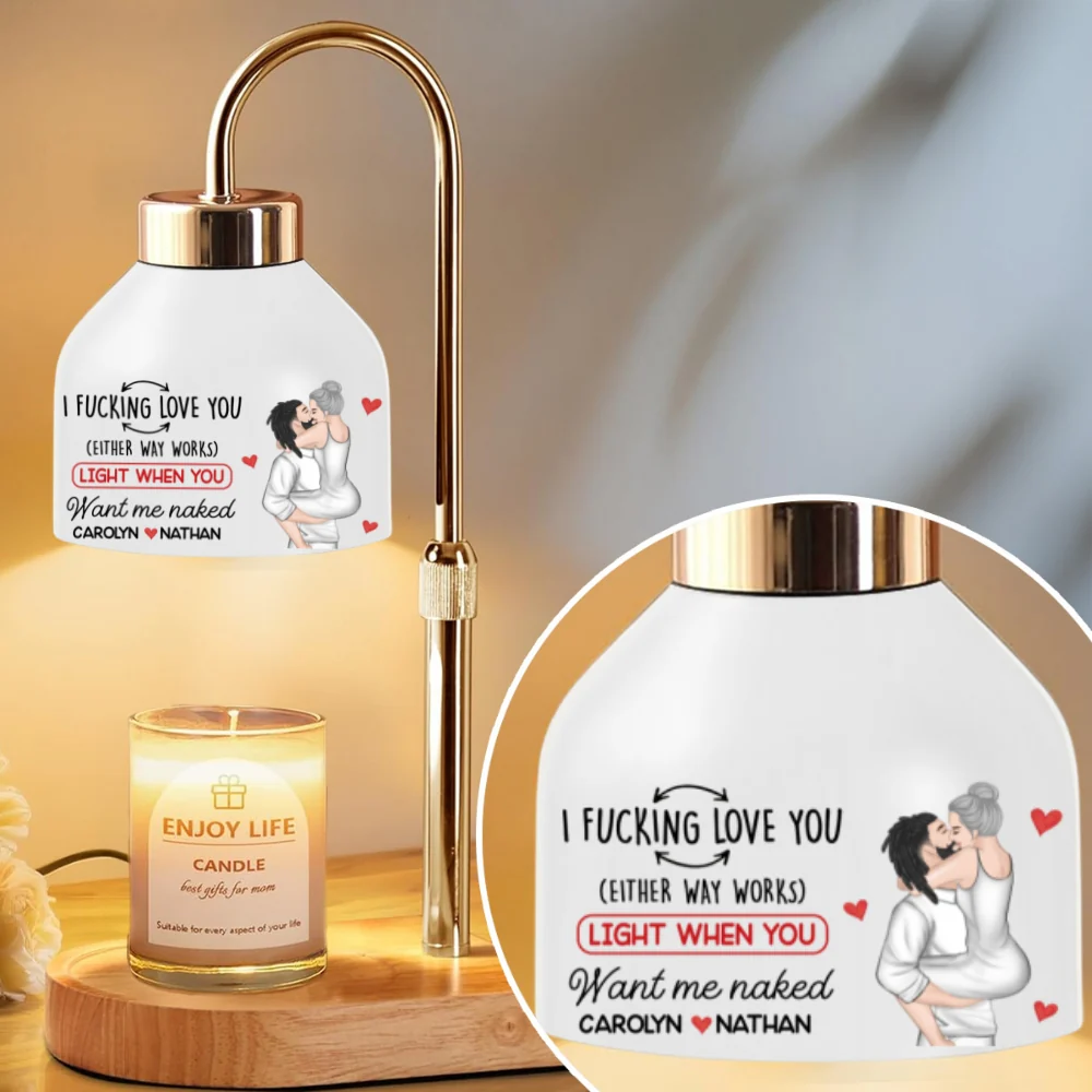 Light When You Want Me - Personalized Custom Candle Warmer Lamp - Image 7