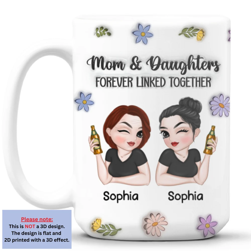 Linked Together - Personalized Custom 3D Inflated Effect Mug - Image 7