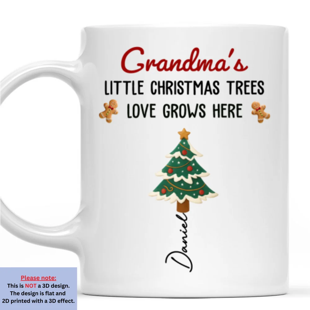 Little Christmas Tree - Personalized Custom Coffee Mug - Image 8