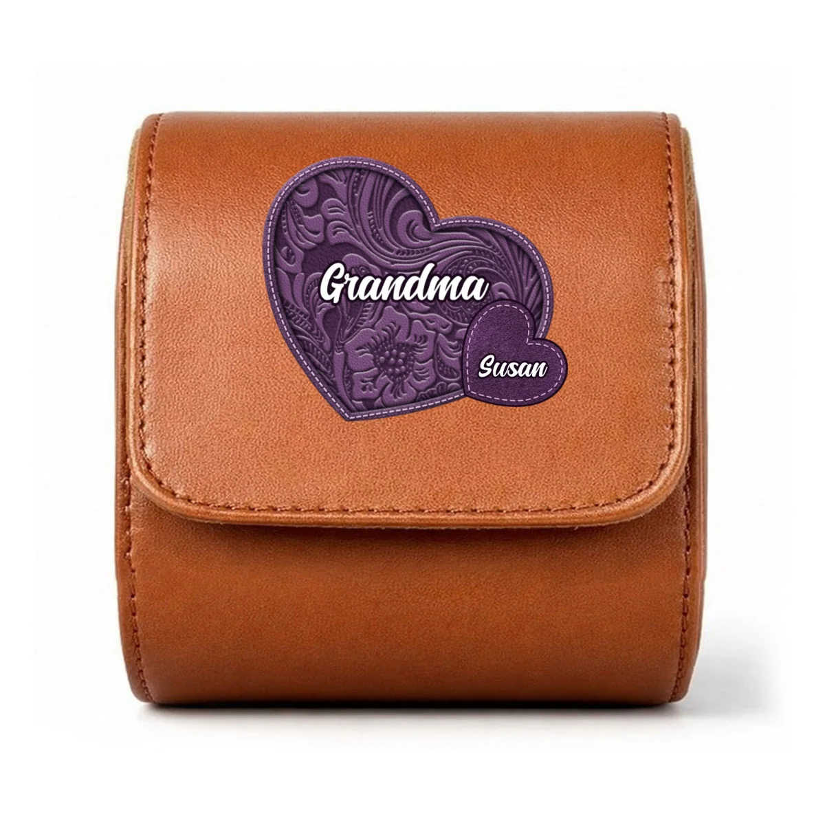 Little Sweethearts - Personalized Custom Leather Watch Case  - Image 9