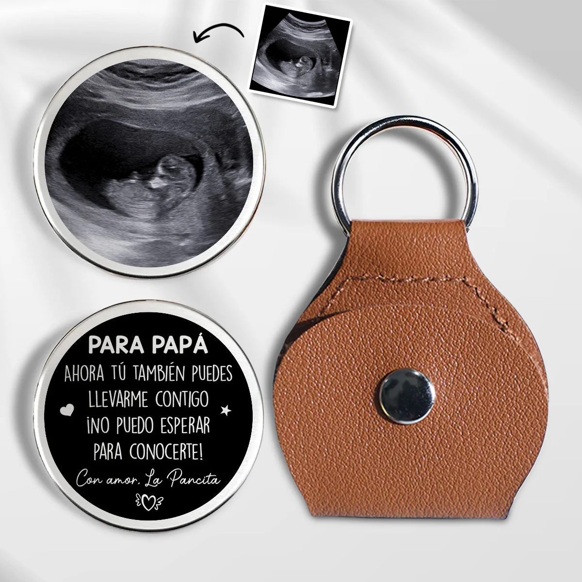 Llevame Contigo Papá - Abrazo de bolsillo personalizado