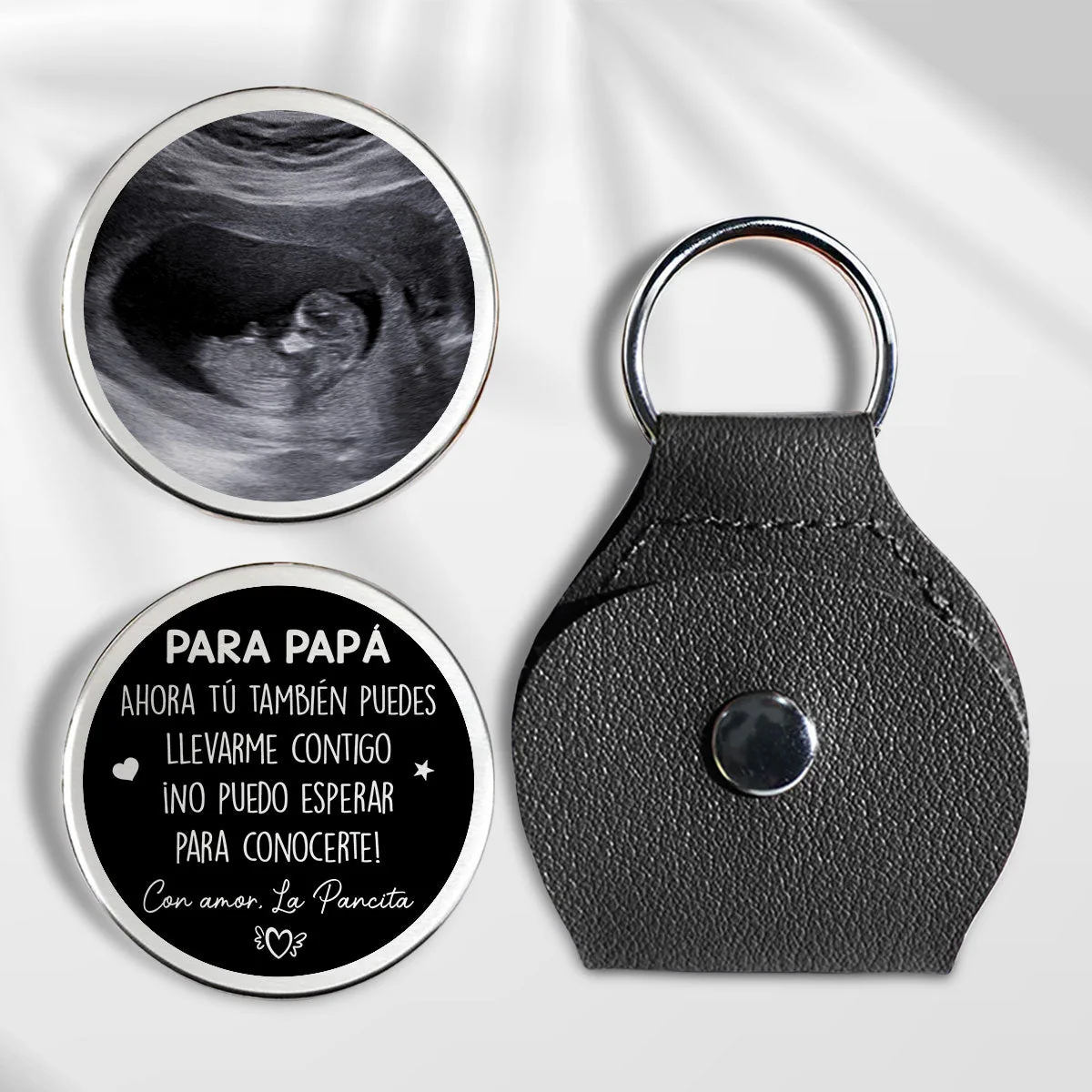 Llevame Contigo Papá - Abrazo de bolsillo personalizado - Image 2