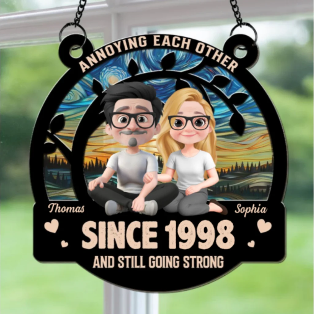 Long Lasting Love - Personalized Custom Suncatcher - Image 5