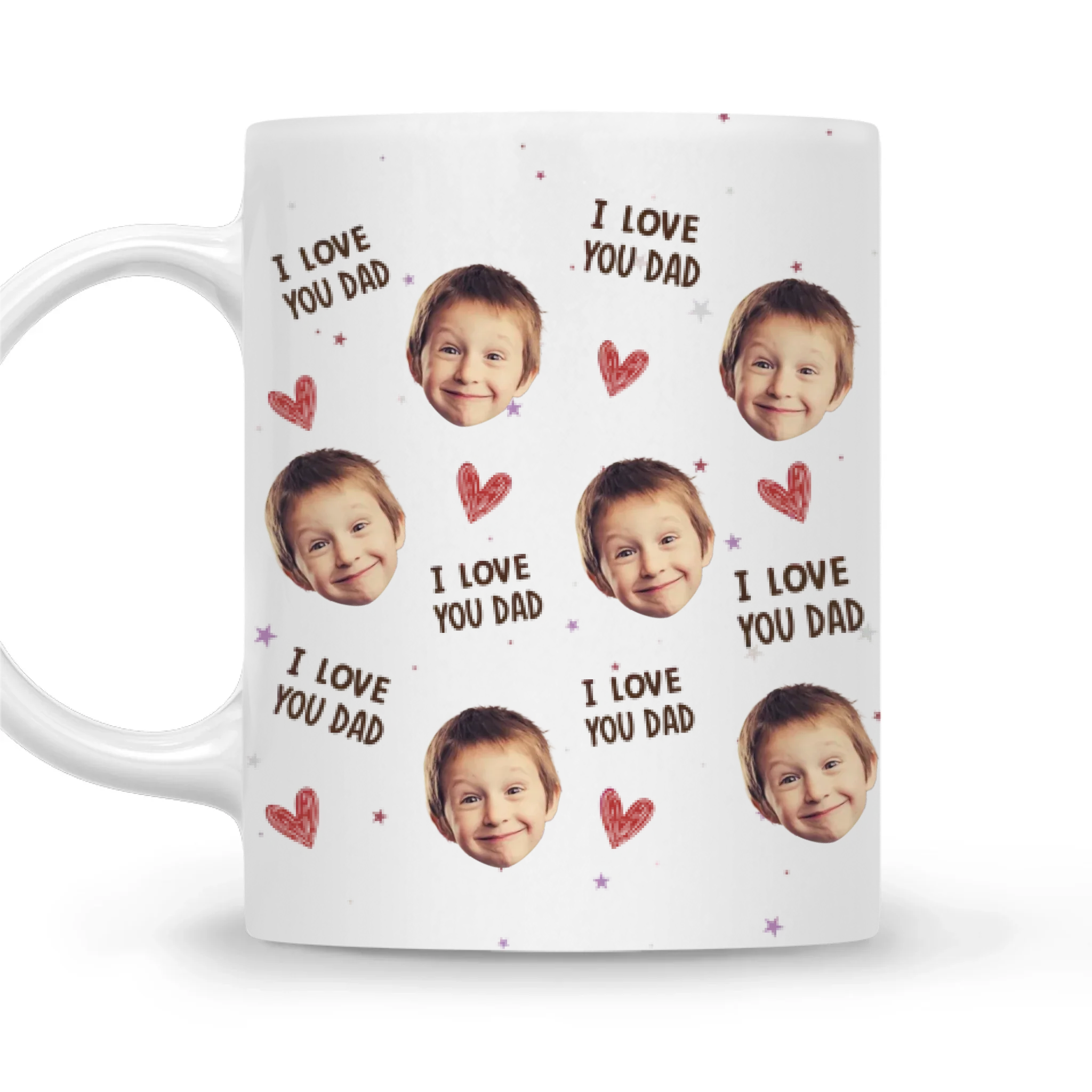Love Always Dad - Personalized Custom Coffee Mug - Image 8