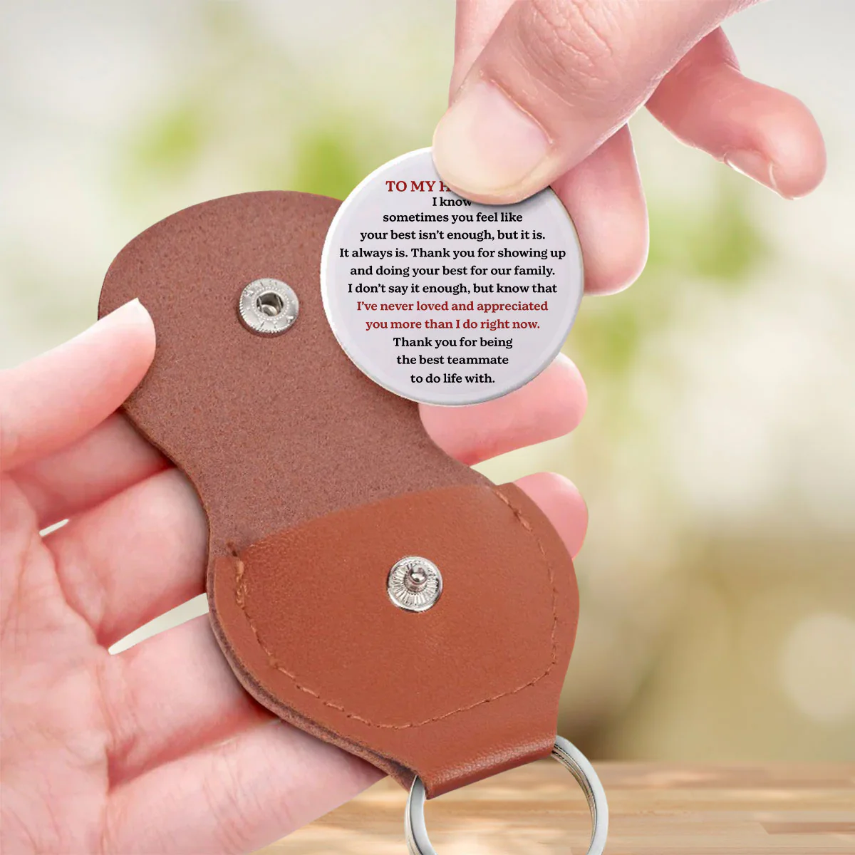 Love And Appreciated You - Personalized Custom Pocket Hug - Image 3