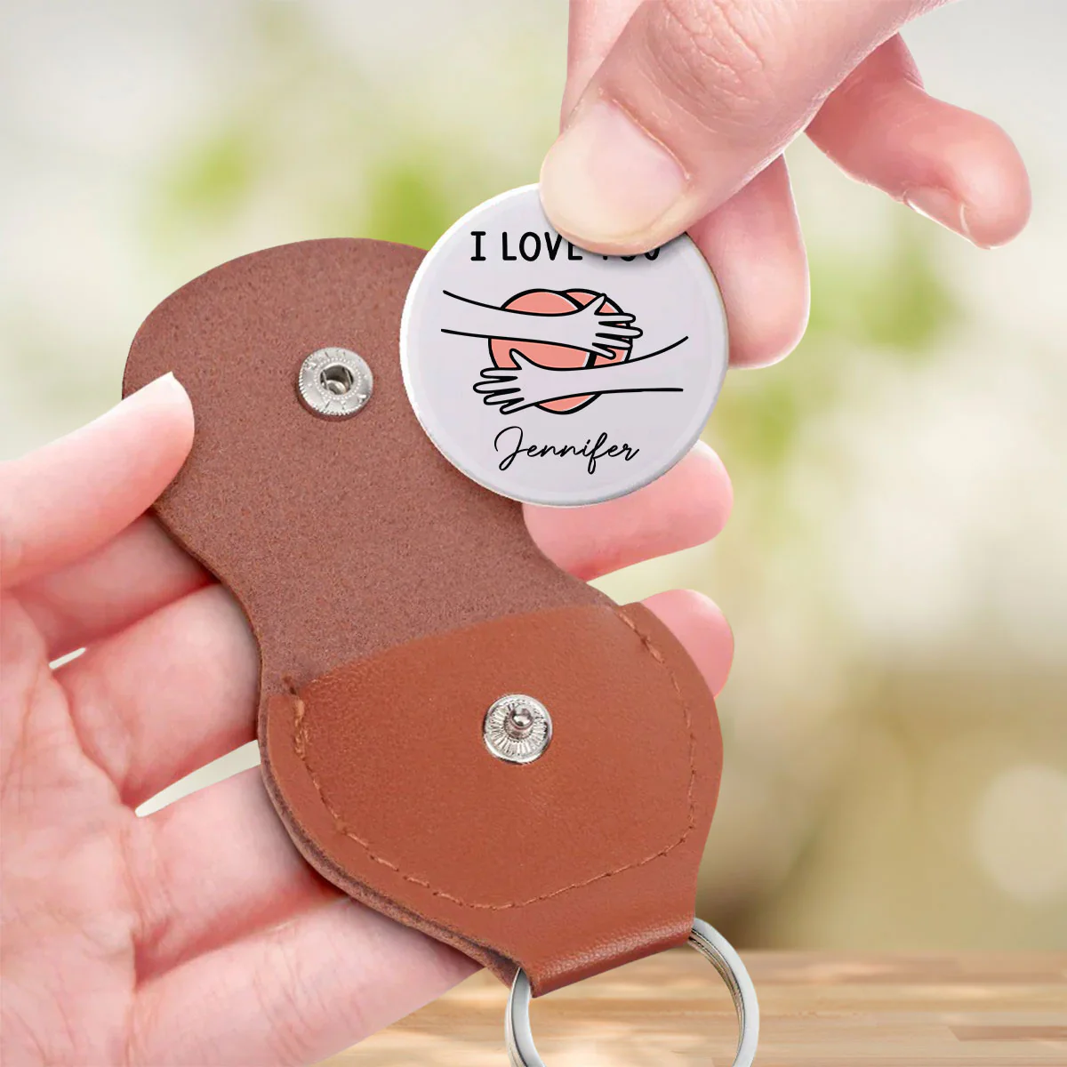 Love And Laughter - Personalized Custom Pocket Hug - Image 3