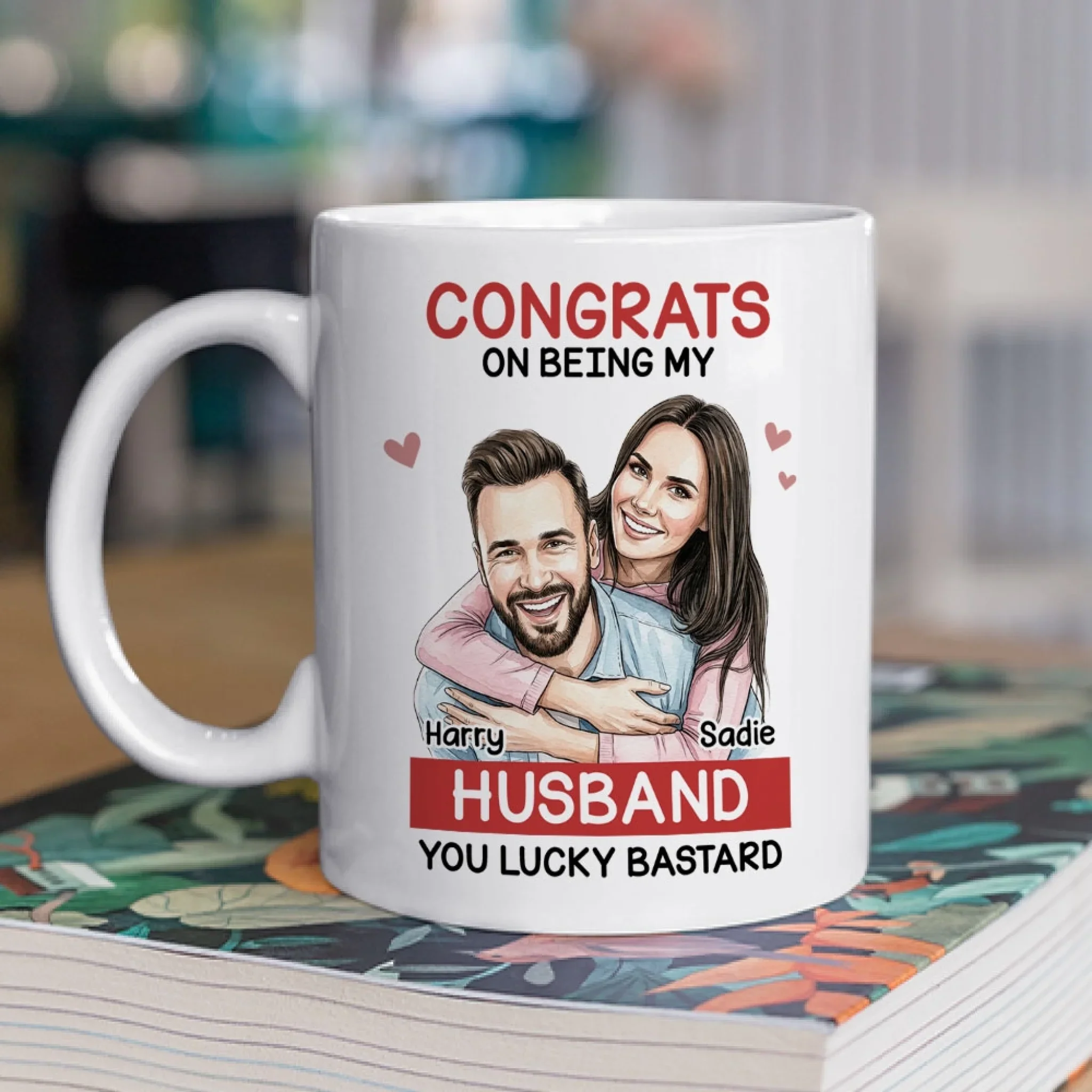Love Is - Personalized Custom Coffee Mug - Image 2