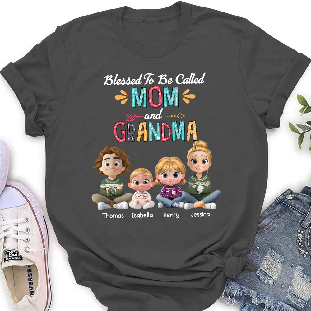 Love Multiplies With Every Generation - Personalized Custom Shirt - Image 4