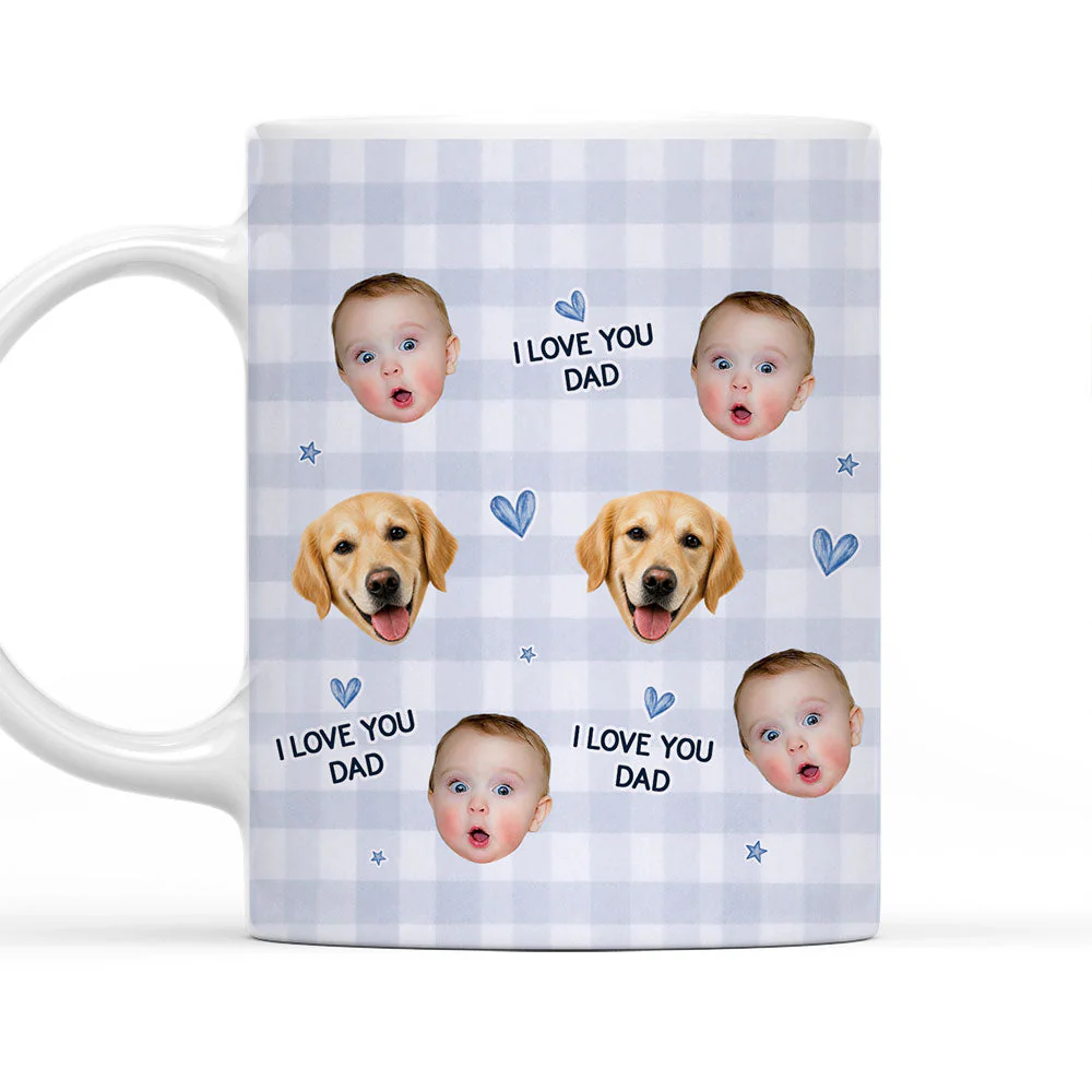 Love You Dad Funny - Personalized Custom Coffee Mug