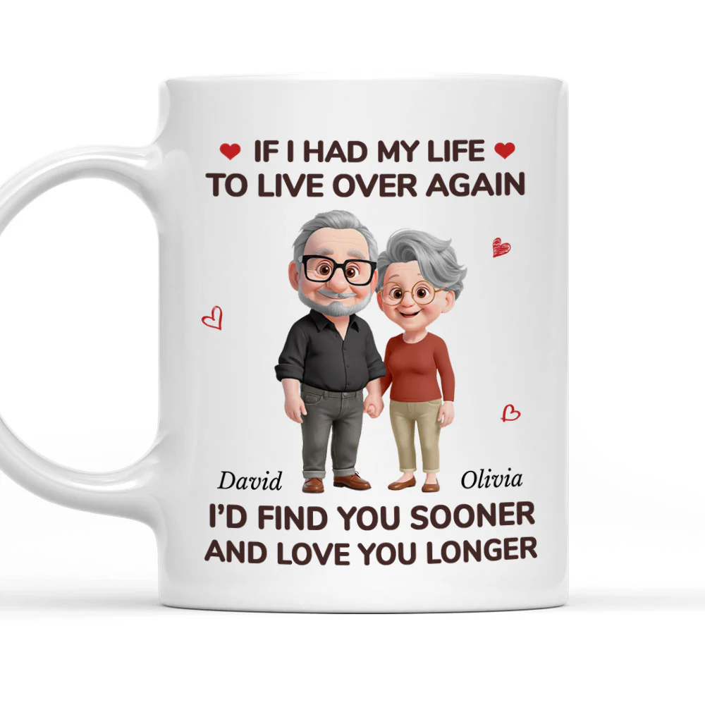 Love You For Life - Personalized Custom Coffee Mug