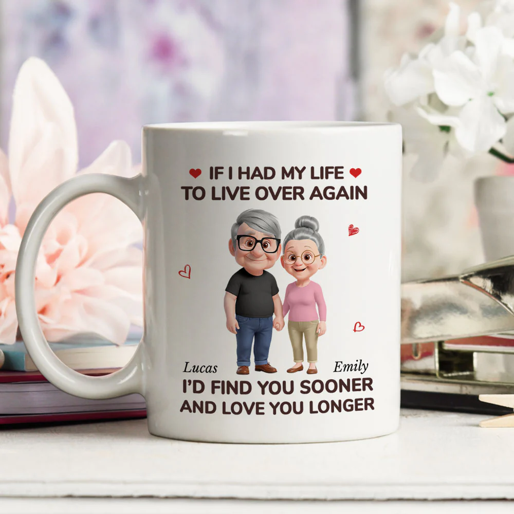 Love You For Life - Personalized Custom Coffee Mug - Image 5