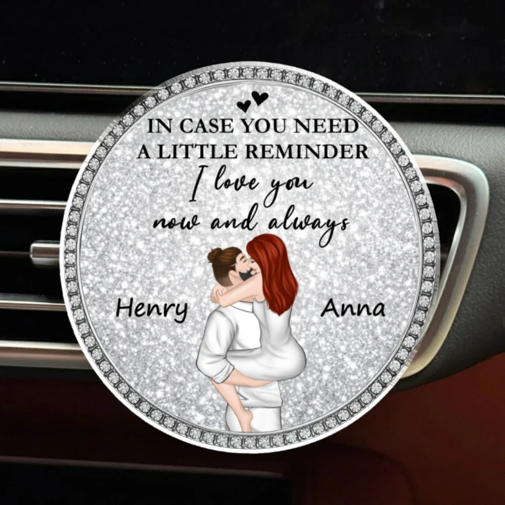 Love You Now And Always - Personalized Custom Car Vent Clip - Image 7