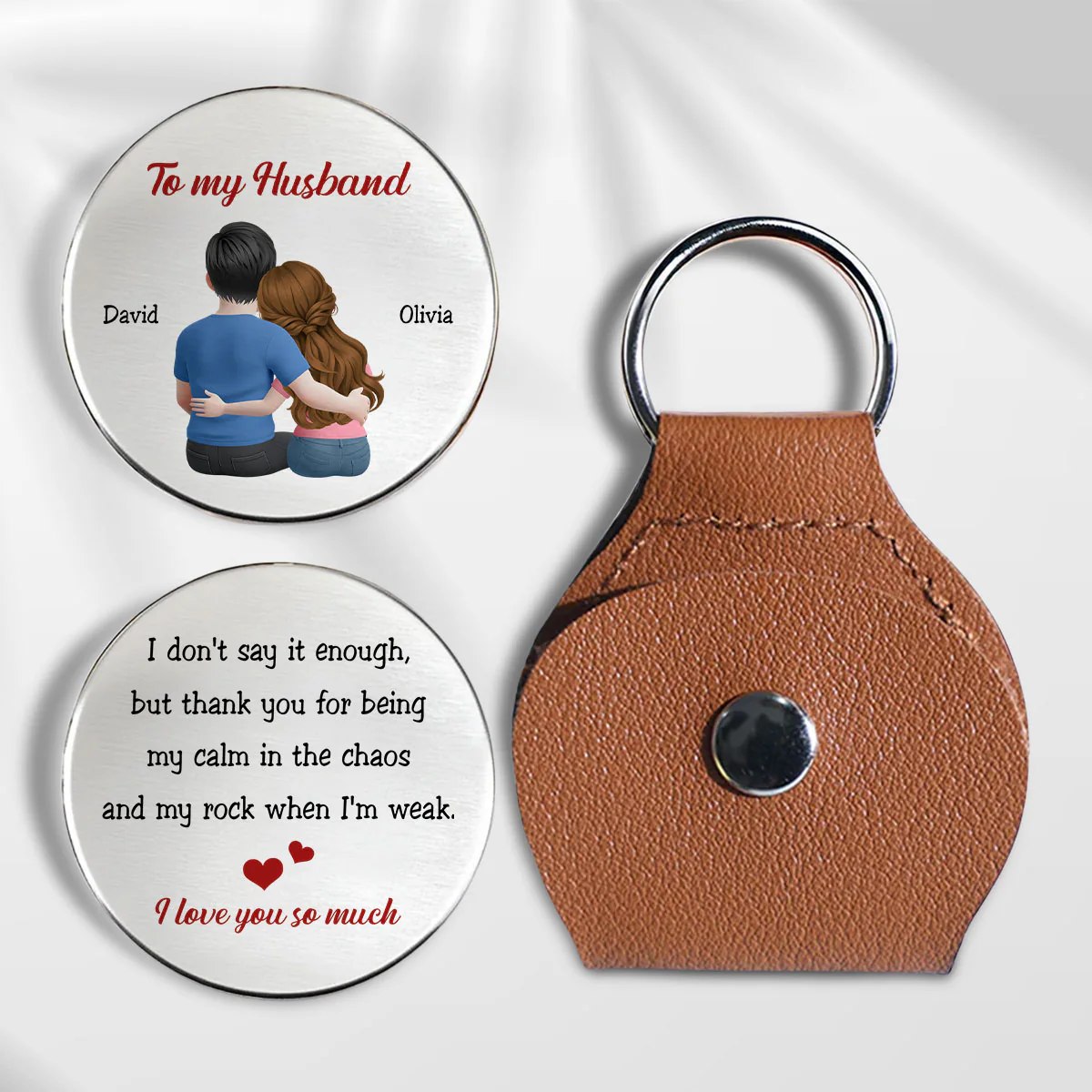 Love You - Personalized Custom Pocket Hug