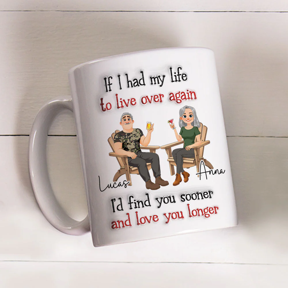 Love You So Much 2 - Personalized Custom 3D Inflated Effect Mug - Image 4