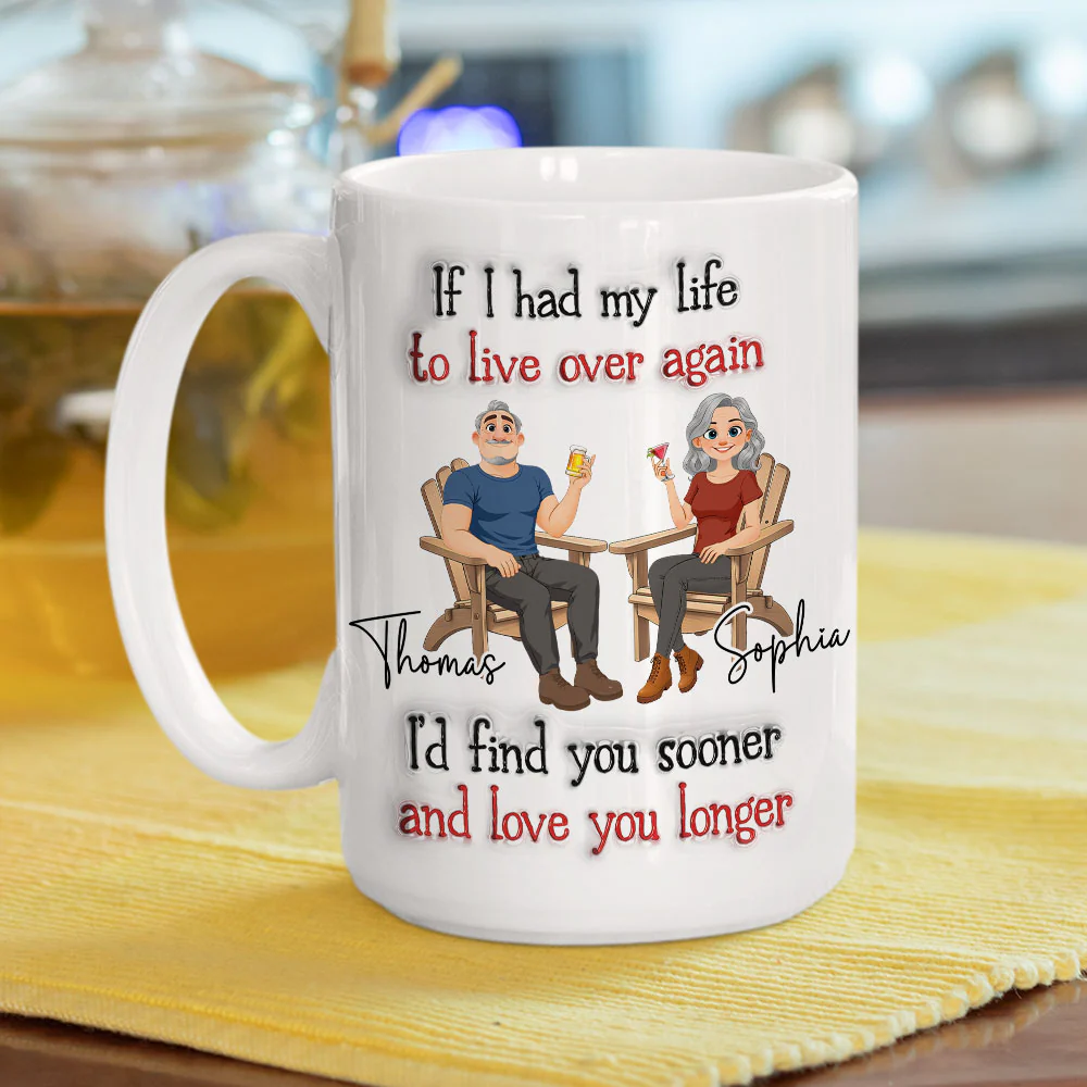 Love You So Much 2 - Personalized Custom 3D Inflated Effect Mug - Image 5
