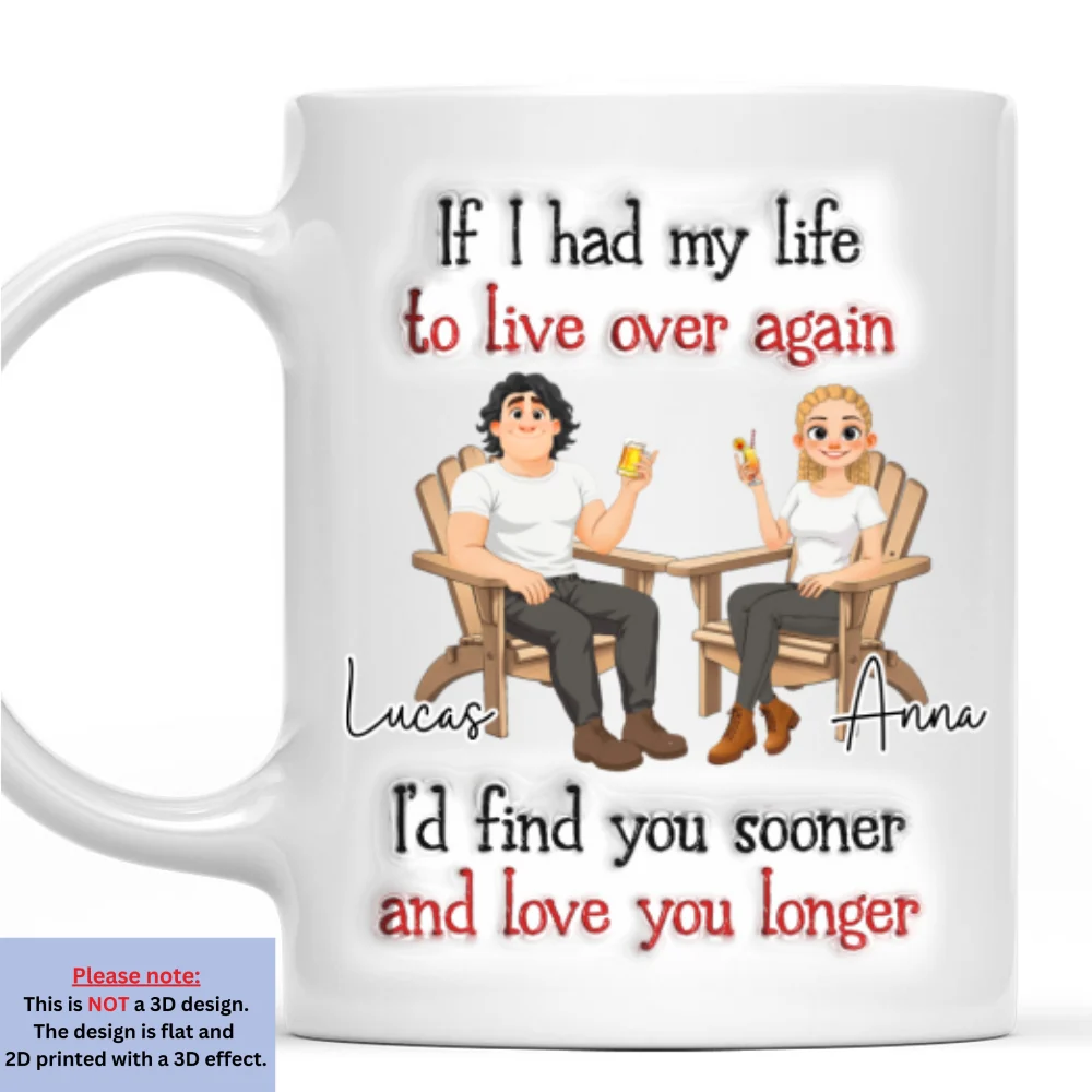 Love You So Much 2 - Personalized Custom 3D Inflated Effect Mug - Image 8