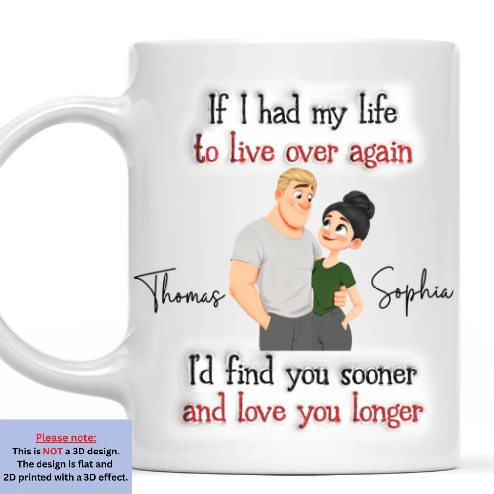 Love You So Much - Personalized Custom 3D Inflated Effect Mug - Image 7