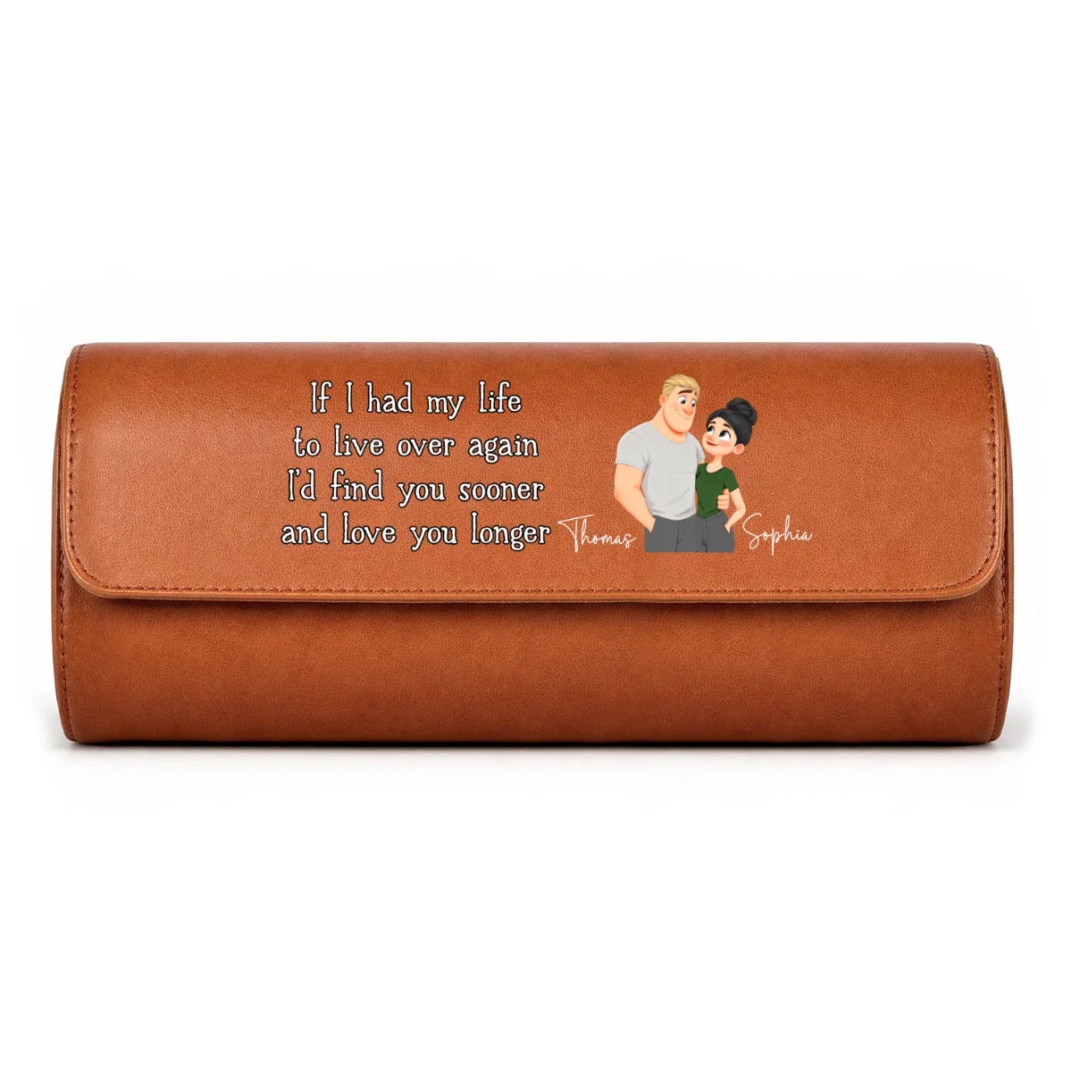 Love You So Much - Personalized Custom Leather Watch Case - Image 13