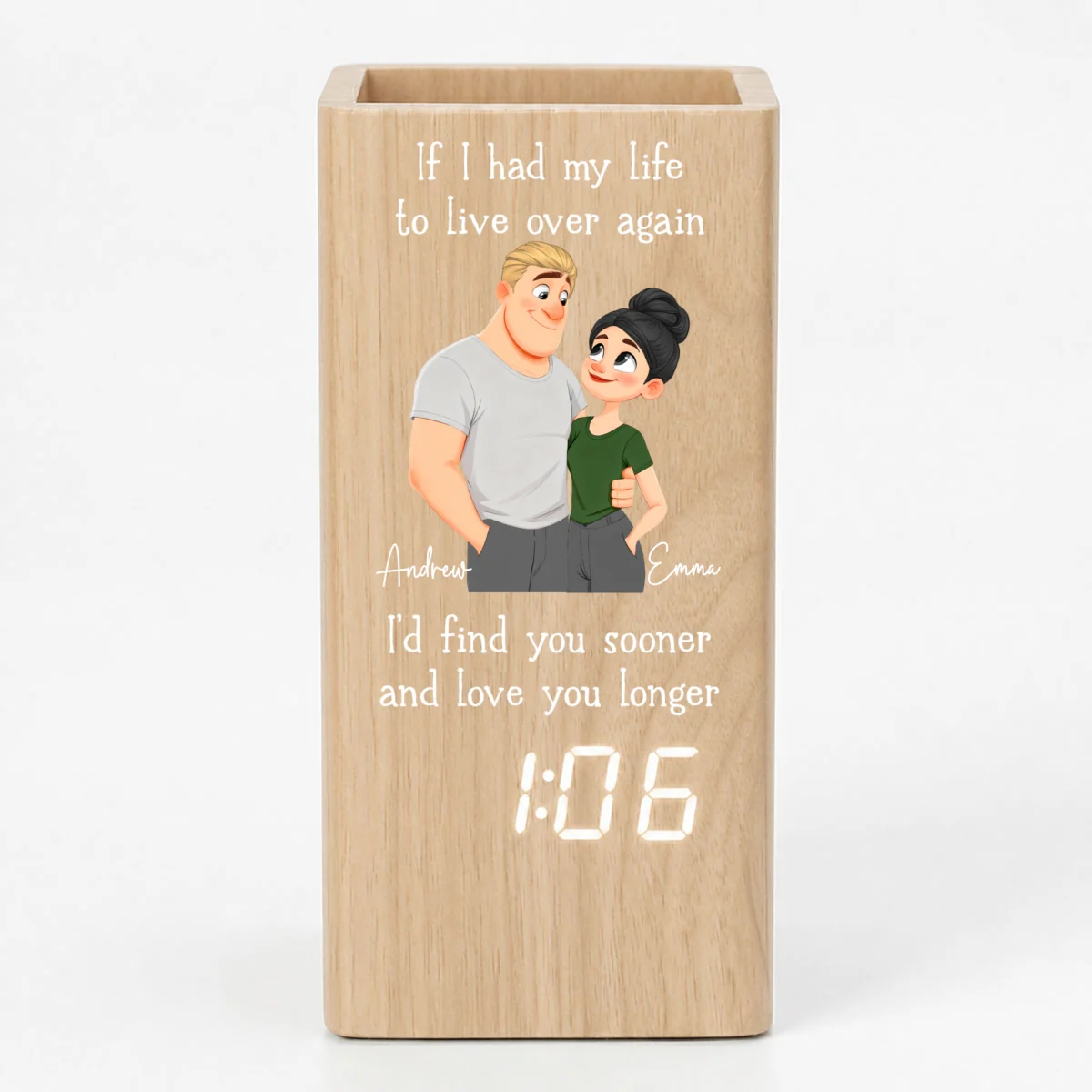 Love You So Much - Personalized Custom Pen Holder - Image 10