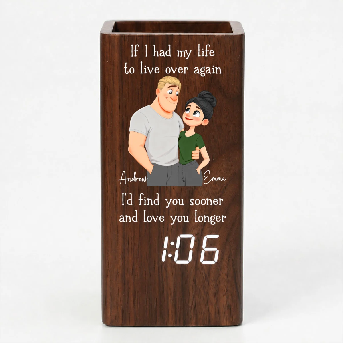 Love You So Much - Personalized Custom Pen Holder - Image 8