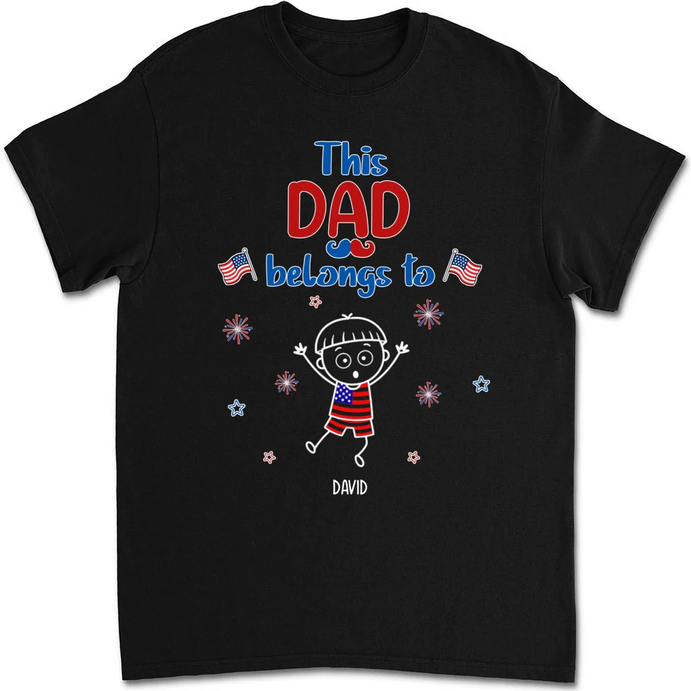 Loved By My Grandkids - Personalized Custom Shirt - Image 7