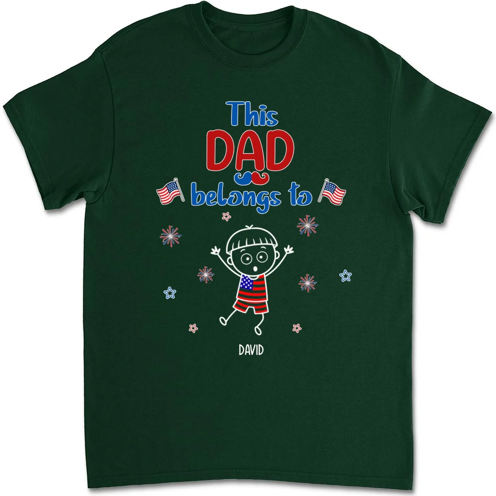 Loved By My Grandkids - Personalized Custom Shirt - Image 9