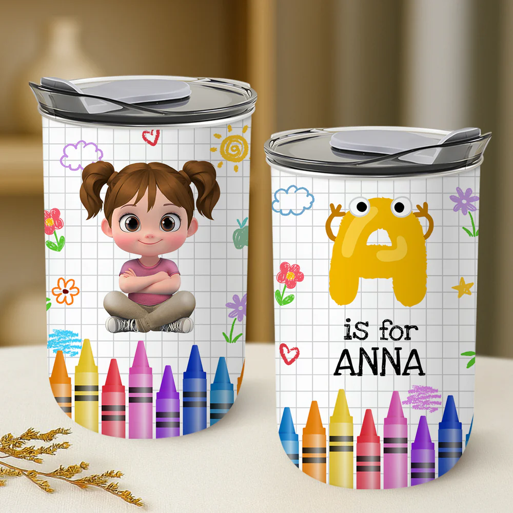 Lovely Baby - Personalized Custom 10oz Tumbler - Image 2