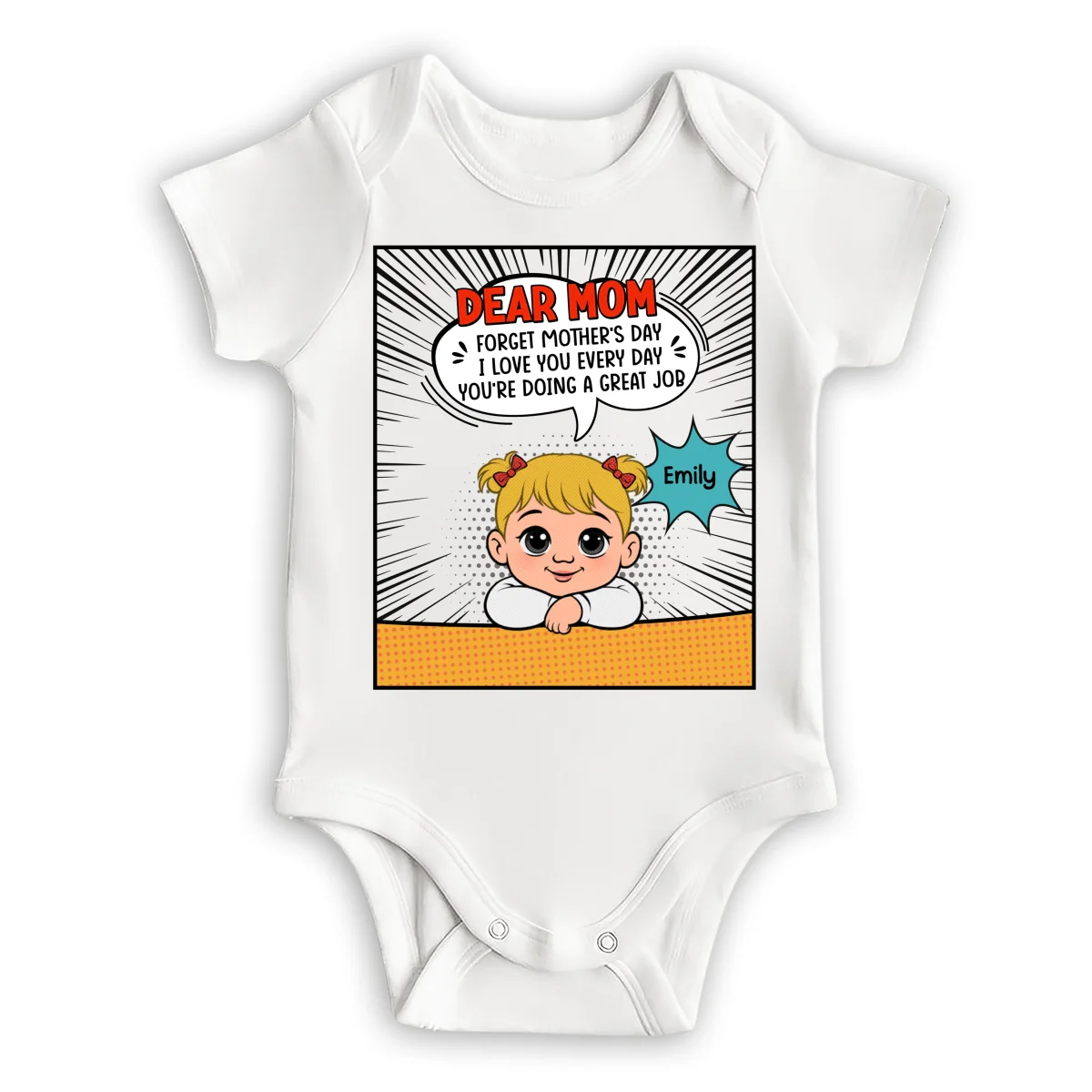 Lovely Baby - Personalized Custom Baby Onesie - Image 6
