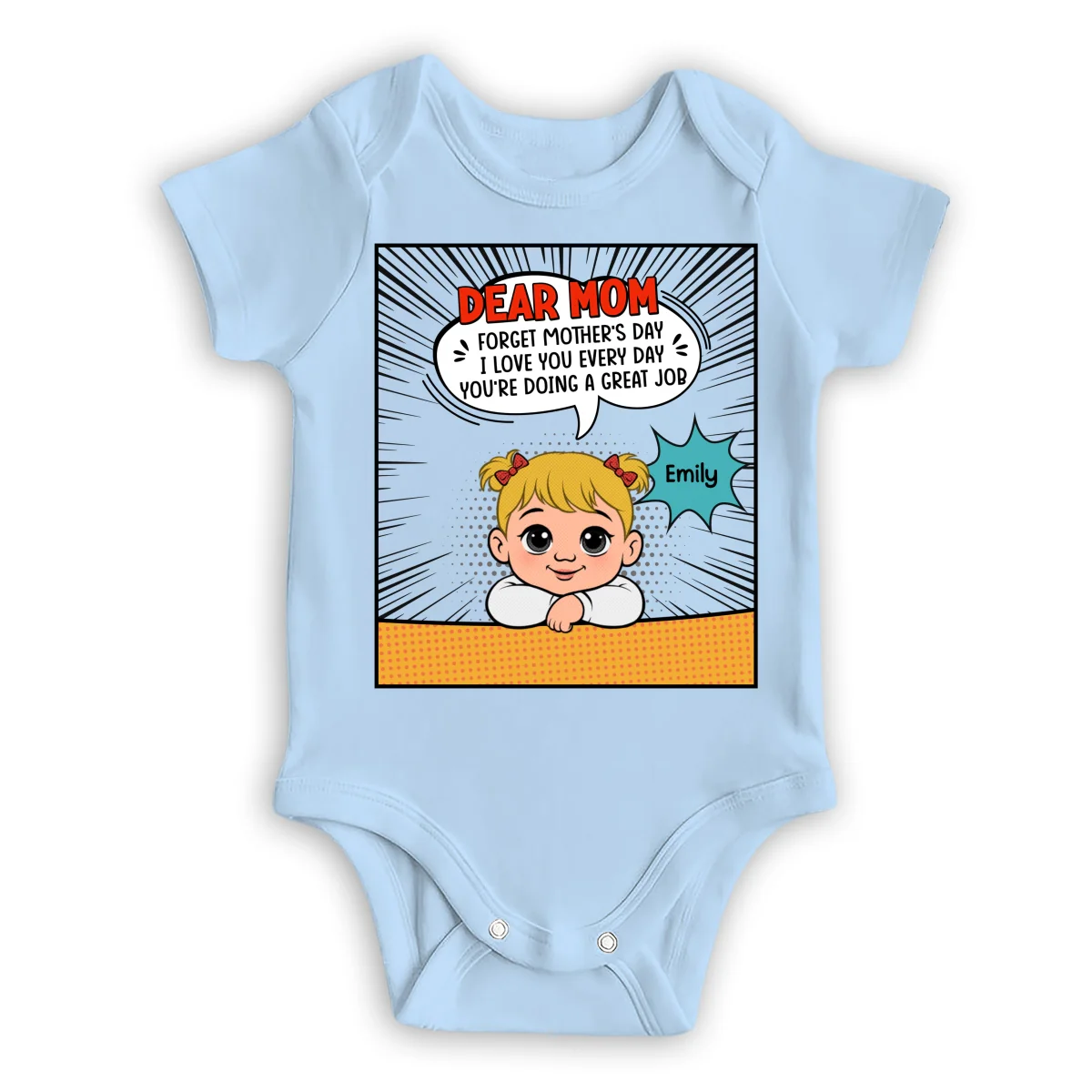 Lovely Baby - Personalized Custom Baby Onesie - Image 8