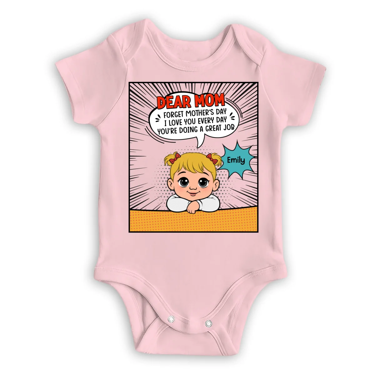 Lovely Baby - Personalized Custom Baby Onesie - Image 9