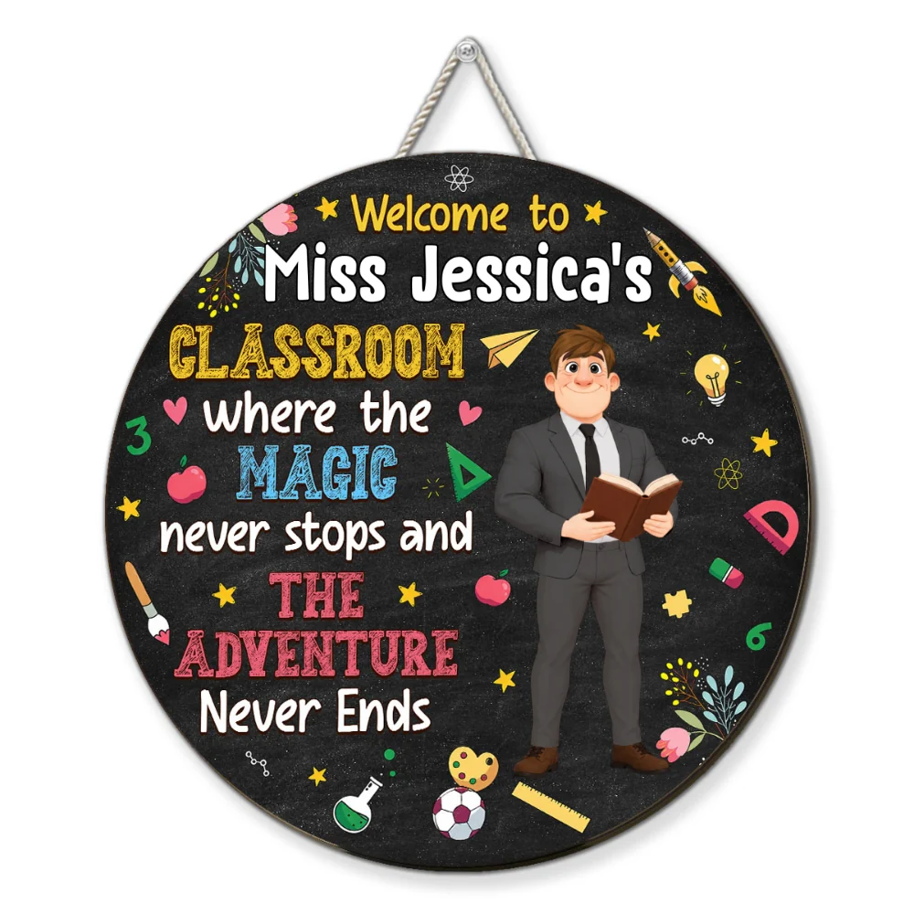Lovely Class - Personalized Custom Wood Sign - Image 5