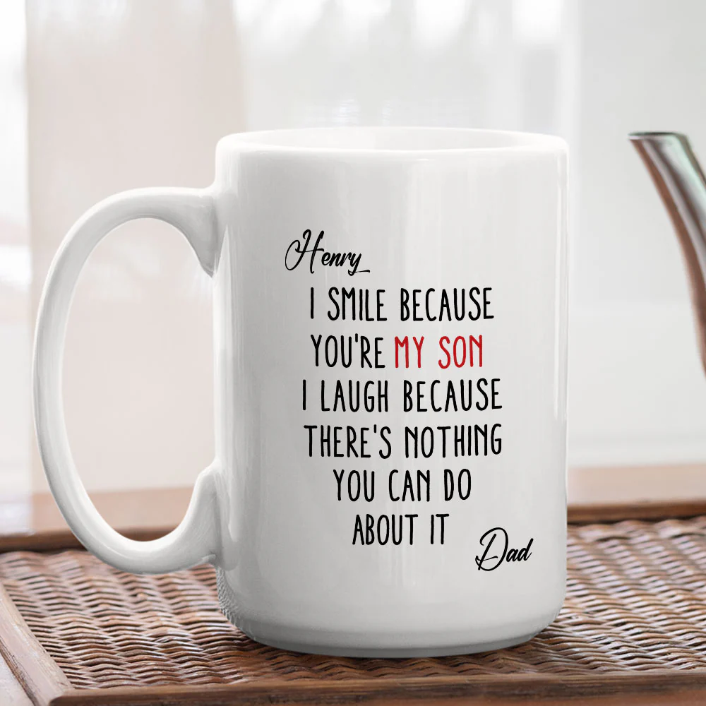 Lovely Daughter - Personalized Custom Coffee Mug - Image 4