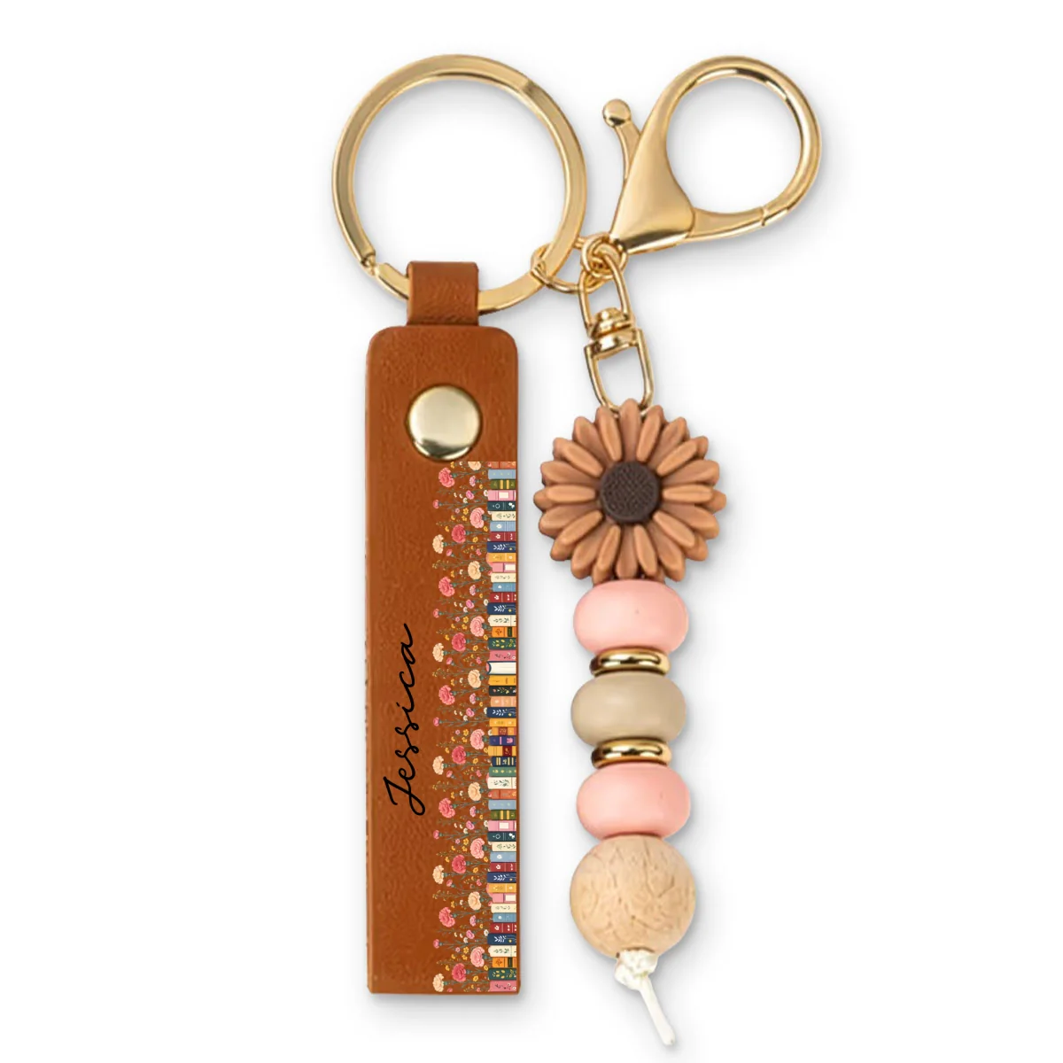 Lovely Girl - Personalized Custom Beaded Keychain - Image 10