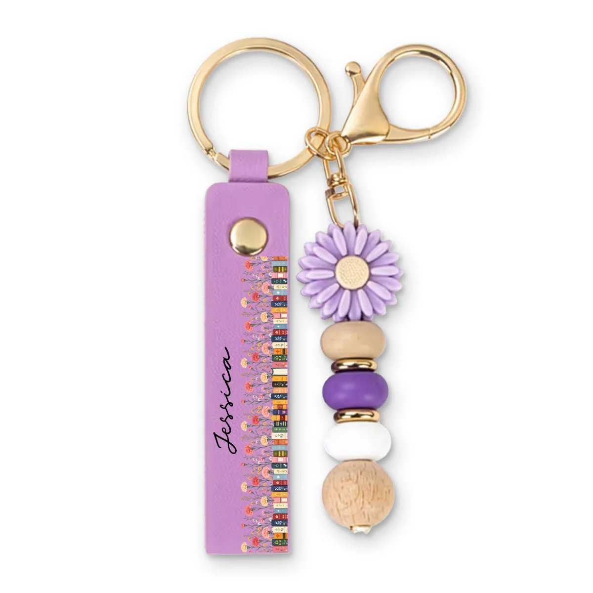 Lovely Girl - Personalized Custom Beaded Keychain - Image 11