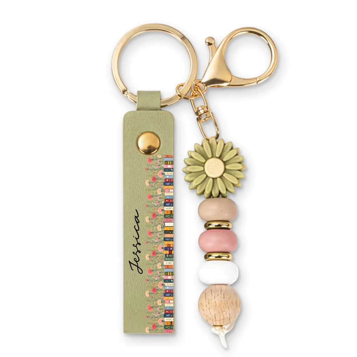 Lovely Girl - Personalized Custom Beaded Keychain - Image 12