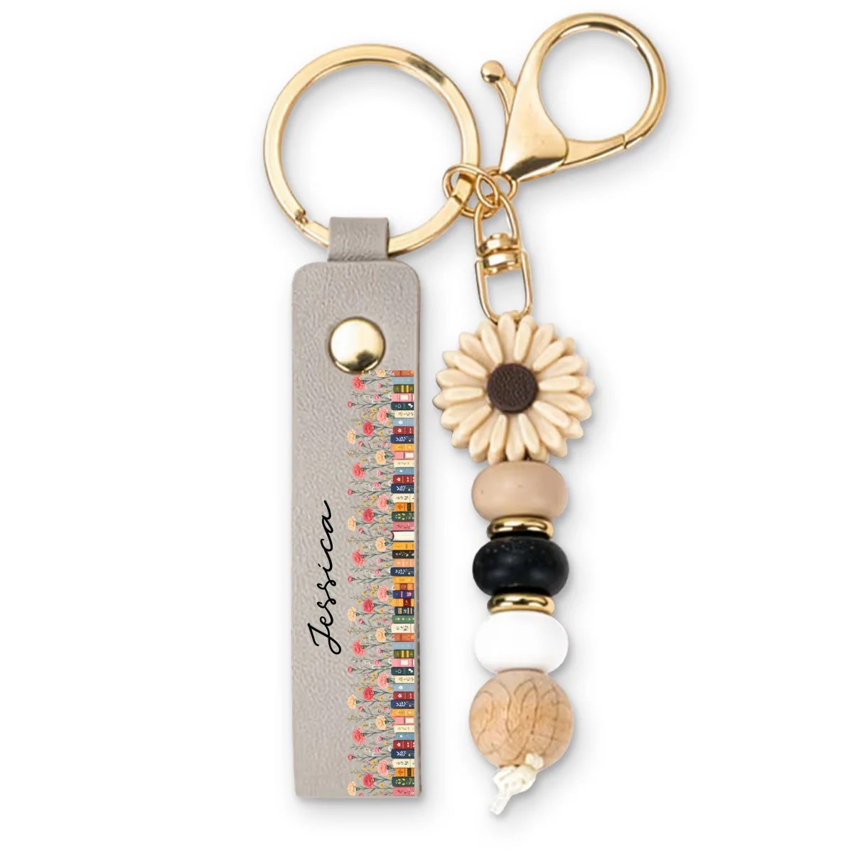 Lovely Girl - Personalized Custom Beaded Keychain - Image 7