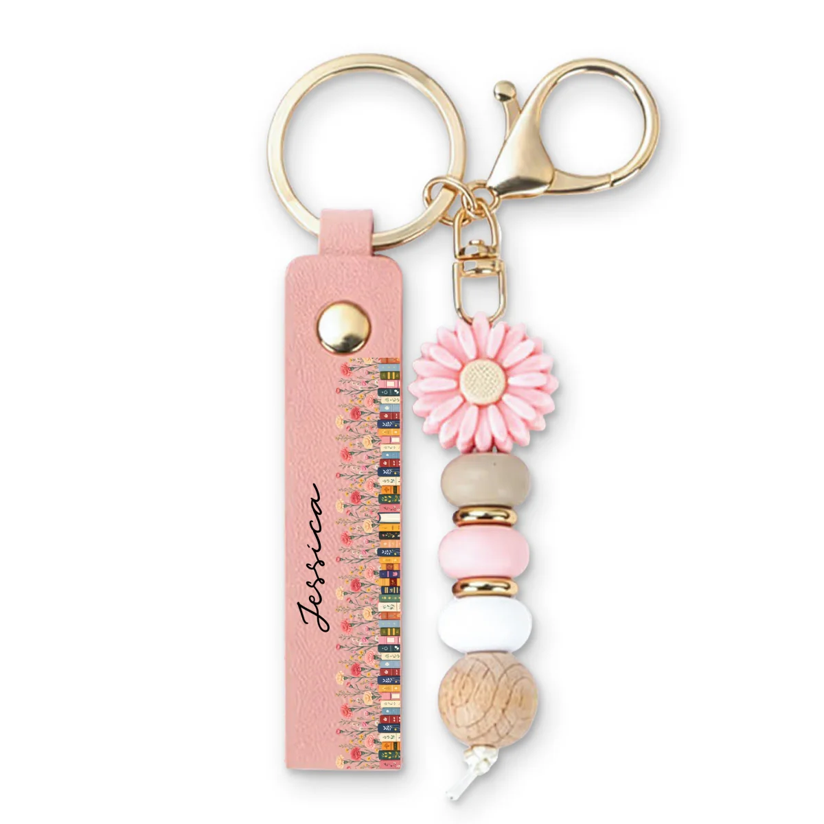 Lovely Girl - Personalized Custom Beaded Keychain - Image 9