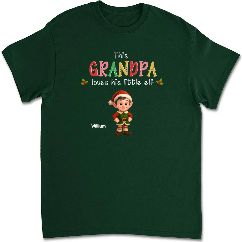 Loves His Little Elves - Personalized Custom Shirt - Image 11