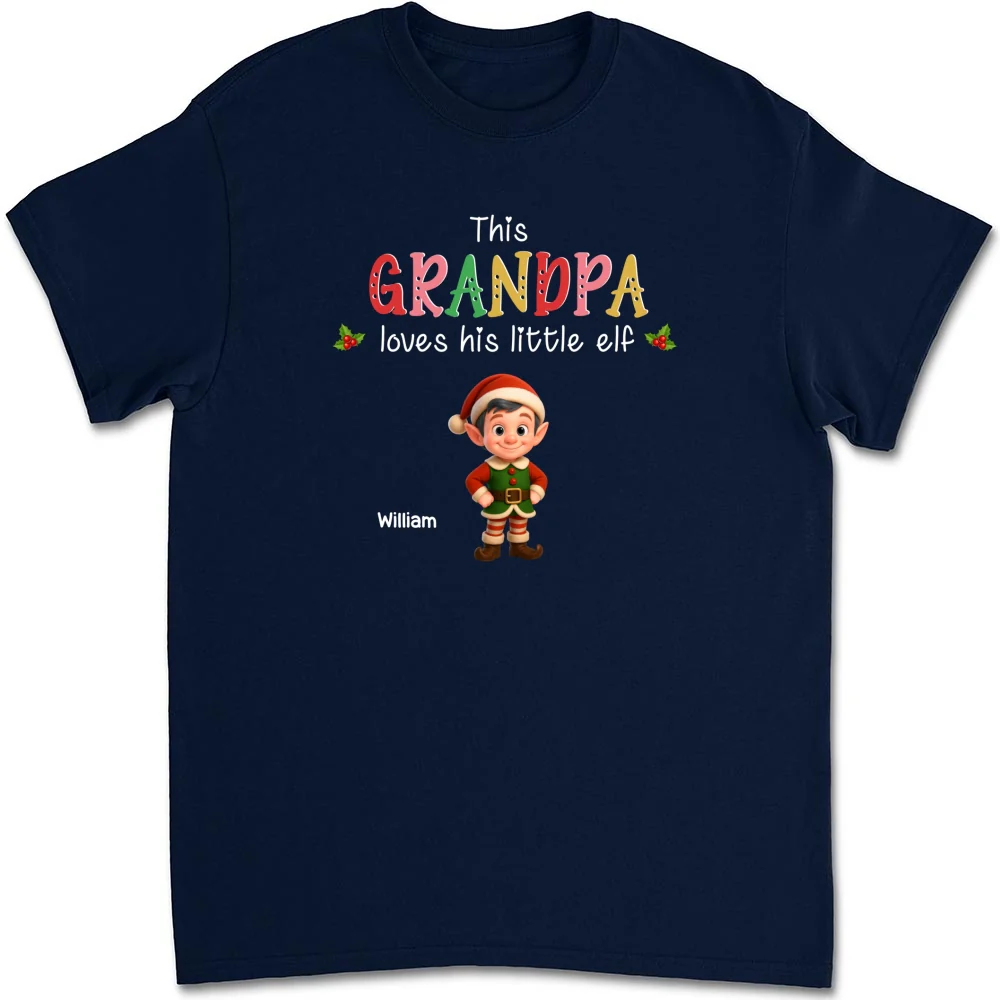 Loves His Little Elves - Personalized Custom Shirt - Image 12