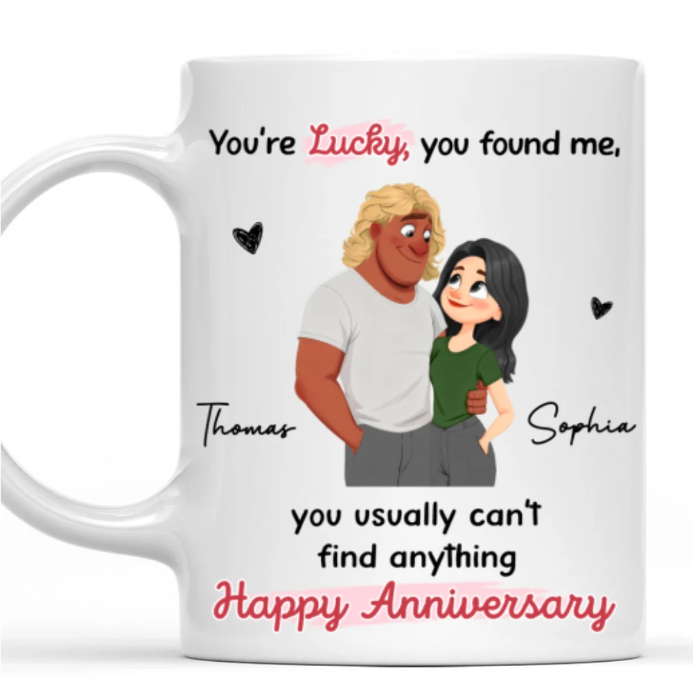 Lucky For Me - Personalized Custom Coffee Mug - Image 7