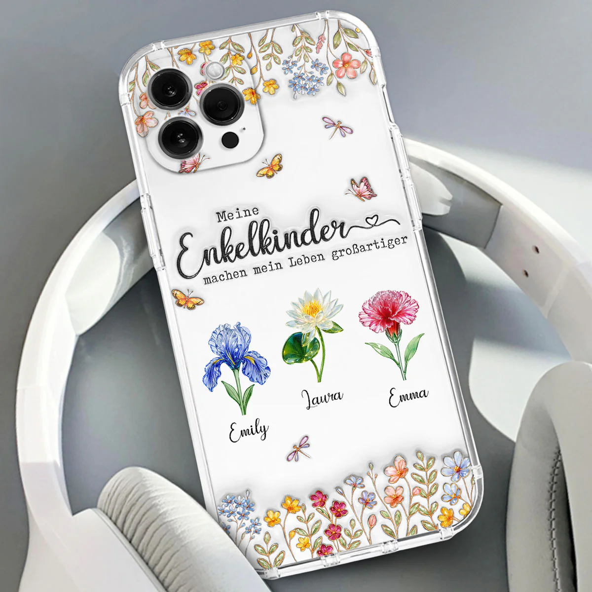 Make Life More Grand With Lovely Kids German - Personalized Custom 3D Inflated Effect Phone Case - Image 3