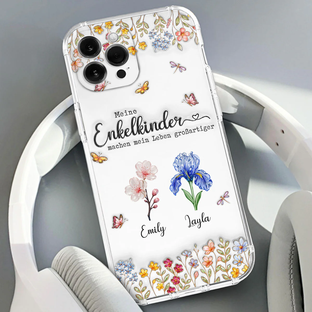 Make Life More Grand With Lovely Kids German - Personalized Custom 3D Inflated Effect Phone Case - Image 4
