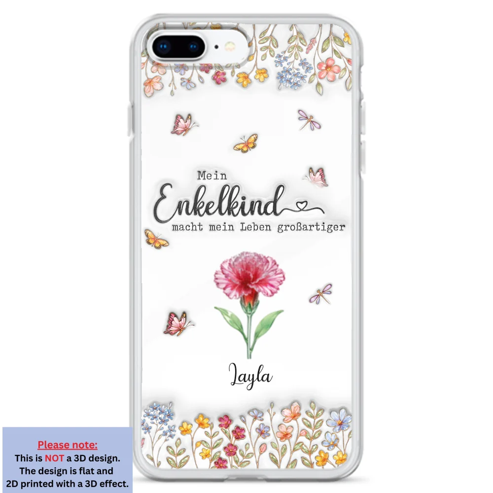 Make Life More Grand With Lovely Kids German - Personalized Custom 3D Inflated Effect Phone Case - Image 6