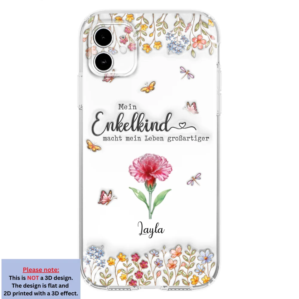 Make Life More Grand With Lovely Kids German - Personalized Custom 3D Inflated Effect Phone Case - Image 7