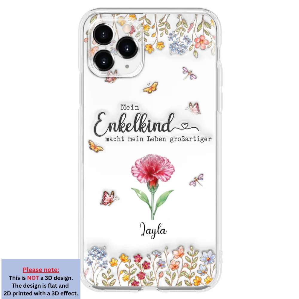 Make Life More Grand With Lovely Kids German - Personalized Custom 3D Inflated Effect Phone Case - Image 9