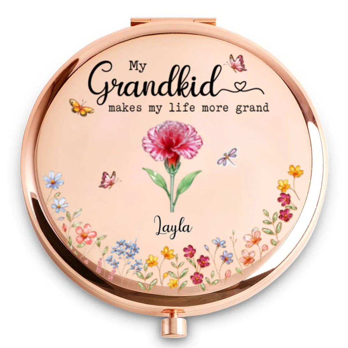 Make Life More Grand With Lovely Kids - Personalized Custom Compact Mirror - Image 6