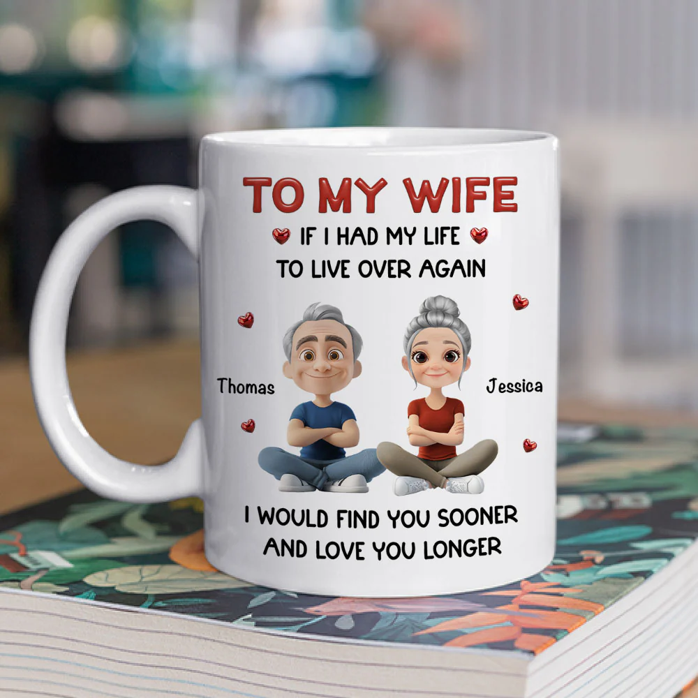 Meant For Each Other - Personalized Custom 3D Inflated Effect Coffee Mug - Image 2