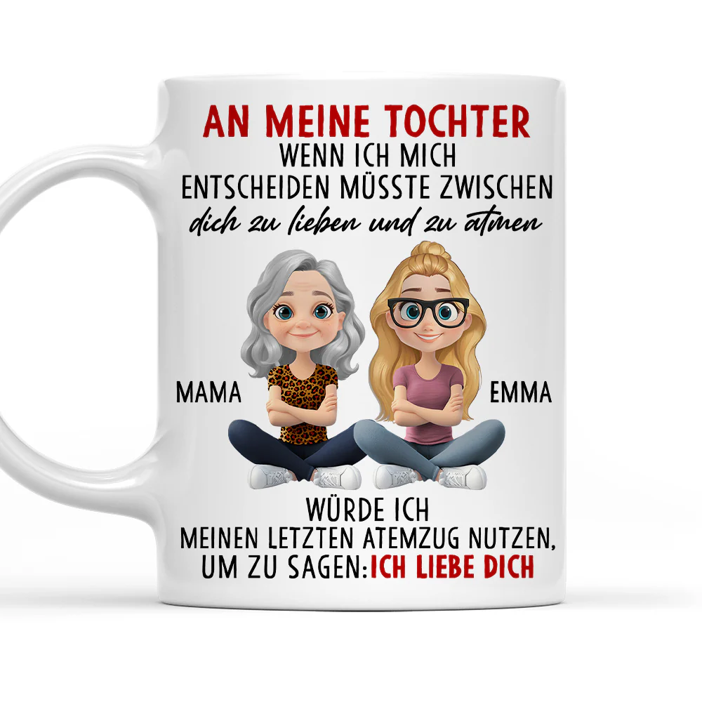 Mein Herz Wählt Dich Immer - Personalisierte Individuelle Kaffeetass